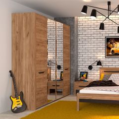АФИНА А11а Шкаф для одежды (крафт) в Кировграде - kirovgrad.mebel24.online | фото 2