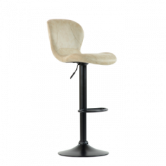 Барный стул Barneo N-86 Time / Black / VPU Beige Vintage PK970-1 в Кировграде - kirovgrad.mebel24.online | фото