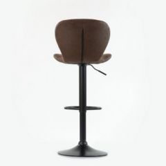 Барный стул Barneo N-86 Time / Black / VPU Brown Vintage коричневый винтаж PK970-18 в Кировграде - kirovgrad.mebel24.online | фото 2