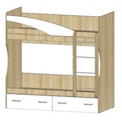 БУРАТИНО Детская (Сонома/Белый) в Кировграде - kirovgrad.mebel24.online | фото 2
