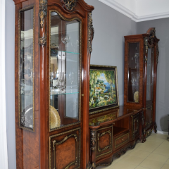 Гостиная Джоконда 1+ТВ+1 (корень дуба глянец) в Кировграде - kirovgrad.mebel24.online | фото 4