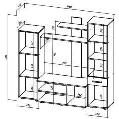 ИБИЦА Гостиная (ЯШС/ЯШТ) в Кировграде - kirovgrad.mebel24.online | фото 2