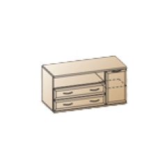 Гостиная Карина Композиция 18 (Акация Молдау) в Кировграде - kirovgrad.mebel24.online | фото 7