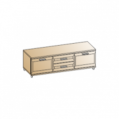 Гостиная Мелисса Композиция 10 (Акация Молдау) в Кировграде - kirovgrad.mebel24.online | фото 5