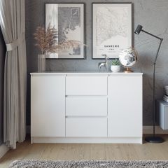 МОРИ Гостиная модульная (белый) в Кировграде - kirovgrad.mebel24.online | фото 9
