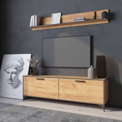 Гостиная Оскар Лофт (Дуб Золотой) в Кировграде - kirovgrad.mebel24.online | фото