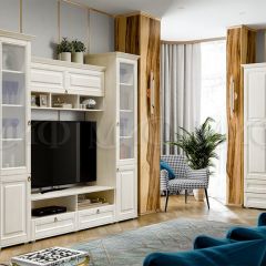 ПРЕСТИЖ-1 Гостиная (МДФ) Сандал светлый в Кировграде - kirovgrad.mebel24.online | фото 3