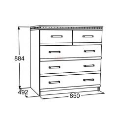 Комод-1 Ольга-13 в Кировграде - kirovgrad.mebel24.online | фото 2