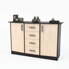 Комод К-2.1 (Венге/Дуб молочный) в Кировграде - kirovgrad.mebel24.online | фото
