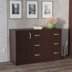 Комод Лофт (3 ящика/1 дверца) Венге в Кировграде - kirovgrad.mebel24.online | фото