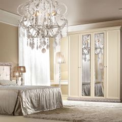 Комод узкий Тиффани штрих-лак/серебро (ТФКМ-2 ) в Кировграде - kirovgrad.mebel24.online | фото 2