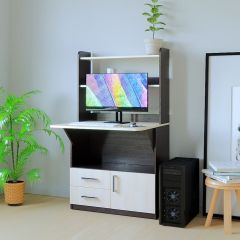 Компьютерный стол СП-1 (Венге/Дуб молочный) в Кировграде - kirovgrad.mebel24.online | фото 3