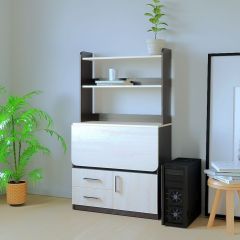 Компьютерный стол СП-1 (Венге/Дуб молочный) в Кировграде - kirovgrad.mebel24.online | фото 4