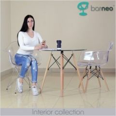 Кресло Barneo N-14-14 SteelMold прозрачный в Кировграде - kirovgrad.mebel24.online | фото 2