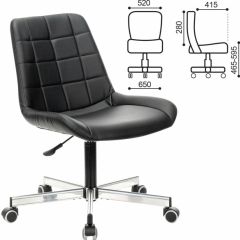 Кресло BRABIX "Deco MG-316" (черное) 532080 в Кировграде - kirovgrad.mebel24.online | фото 2