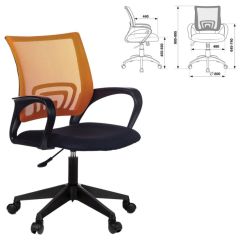 Кресло BRABIX "Fly MG-396" (оранжевое/черное) 532084 в Кировграде - kirovgrad.mebel24.online | фото 2