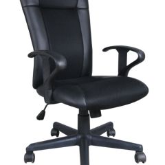 Кресло BRABIX "Optima MG-370" (экокожа/ткань, черное) 531580 в Кировграде - kirovgrad.mebel24.online | фото