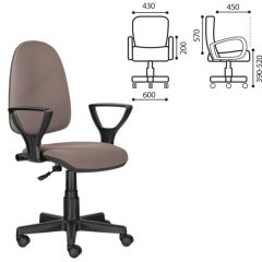 Кресло BRABIX "Prestige Ergo MG-311" (ткань, бежевое) 531873 в Кировграде - kirovgrad.mebel24.online | фото 2