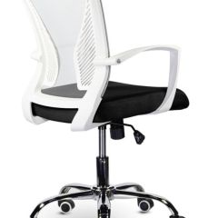 Кресло BRABIX "Wings MG-306" (пластик белый, хром, сетка, серое/черное) 532010 в Кировграде - kirovgrad.mebel24.online | фото 4