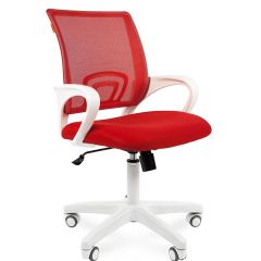Кресло для оператора CHAIRMAN 696 white (ткань TW-19/сетка TW-69) в Кировграде - kirovgrad.mebel24.online | фото