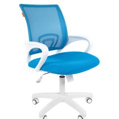 Кресло для оператора CHAIRMAN 696 white (ткань TW-43/сетка TW-34) в Кировграде - kirovgrad.mebel24.online | фото