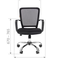 Кресло для оператора CHAIRMAN 698 хром (ткань TW 16/сетка TW 66) в Кировграде - kirovgrad.mebel24.online | фото 6