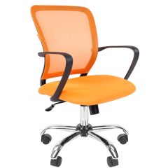 Кресло для оператора CHAIRMAN 698 хром (ткань TW 16/сетка TW 66) в Кировграде - kirovgrad.mebel24.online | фото
