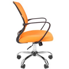 Кресло для оператора CHAIRMAN 698 хром (ткань TW 16/сетка TW 66) в Кировграде - kirovgrad.mebel24.online | фото 3