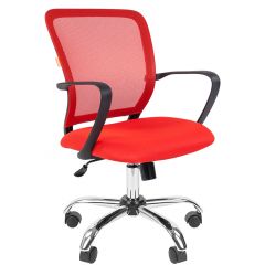 Кресло для оператора CHAIRMAN 698 хром (ткань TW 19/сетка TW 69) в Кировграде - kirovgrad.mebel24.online | фото