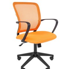 Кресло для оператора CHAIRMAN 698 (ткань/сетка TW - оранжевый) в Кировграде - kirovgrad.mebel24.online | фото