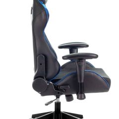 Кресло игровое Бюрократ VIKING 4 AERO BLUE черный/синий в Кировграде - kirovgrad.mebel24.online | фото 8