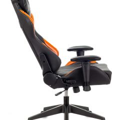 Кресло игровое Бюрократ VIKING 5 AERO ORANGE черный/оранжевый в Кировграде - kirovgrad.mebel24.online | фото 2