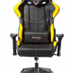 Кресло игровое Бюрократ VIKING 5 AERO YELLOW черный/желтый в Кировграде - kirovgrad.mebel24.online | фото 3