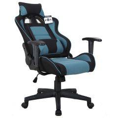 Кресло компьютерное BRABIX "GT Racer GM-100" (черное/голубое) 531818 в Кировграде - kirovgrad.mebel24.online | фото 4