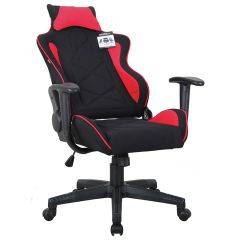 Кресло компьютерное BRABIX GT Racer GM-101 + подушка (ткань) черное/красное (531820) в Кировграде - kirovgrad.mebel24.online | фото 4
