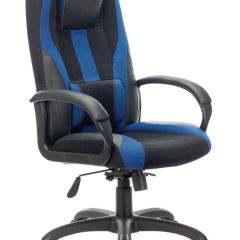 Кресло компьютерное BRABIX PREMIUM "Rapid GM-102" (экокожа/ткань, черное/синее) 532106 в Кировграде - kirovgrad.mebel24.online | фото