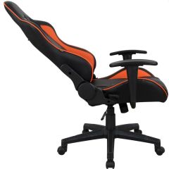 Кресло компьютерное BRABIX "GT Racer GM-100" (черное/оранжевое) 531925 в Кировграде - kirovgrad.mebel24.online | фото 4