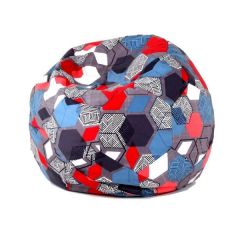Кресло-мешок Мяч M (Geometry Slate) в Кировграде - kirovgrad.mebel24.online | фото