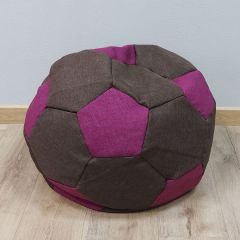 Кресло-мешок Мяч S (Savana Chocolate-Savana Berry) в Кировграде - kirovgrad.mebel24.online | фото