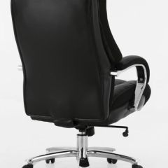 Кресло офисное BRABIX PREMIUM "Bomer HD-007" (рециклированная кожа, хром, черное) 531939 в Кировграде - kirovgrad.mebel24.online | фото 4