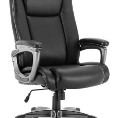 Кресло офисное BRABIX PREMIUM "Solid HD-005" (рециклированная кожа, черное) 531941 в Кировграде - kirovgrad.mebel24.online | фото
