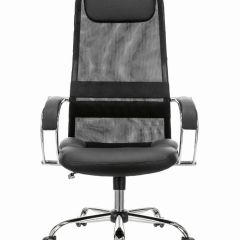 Кресло офисное BRABIX PREMIUM "Stalker EX-608 CH" (хром, ткань-сетка/кожзам, черное) 532091 в Кировграде - kirovgrad.mebel24.online | фото 3