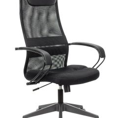 Кресло офисное BRABIX PREMIUM "Stalker EX-608 PL" (ткань-сетка/кожзам, черное) 532090 в Кировграде - kirovgrad.mebel24.online | фото