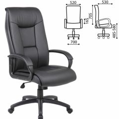 Кресло офисное BRABIX PREMIUM "Work EX-513" (экокожа, черное) 531943 в Кировграде - kirovgrad.mebel24.online | фото 2