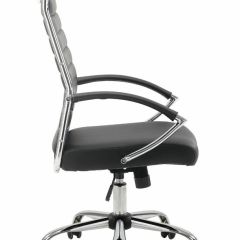 Кресло офисное BRABIX "Style EX-528", экокожа, хром, черное, 531947 в Кировграде - kirovgrad.mebel24.online | фото 3