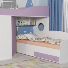 Кровать Кадет-2 с универсальной лестницей в Кировграде - kirovgrad.mebel24.online | фото 3