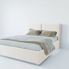 Кровать Корсика с ПМ 1400 (экокожа белая) в Кировграде - kirovgrad.mebel24.online | фото 2