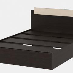 СОФИЯ Кровать КР 1400 (венге/дуб белфорт) щиты в Кировграде - kirovgrad.mebel24.online | фото