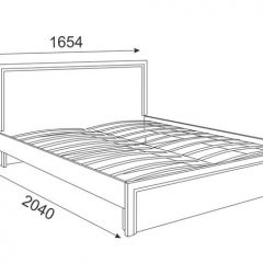 Кровать 1.6 Беатрис М07 Стандарт с ортопедическим основанием (дуб млечный) в Кировграде - kirovgrad.mebel24.online | фото