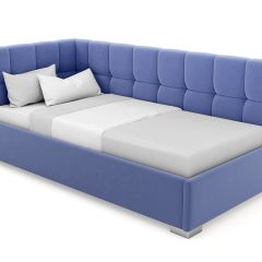 Кровать угловая Мия интерьерная +основание (90х200) в Кировграде - kirovgrad.mebel24.online | фото 9